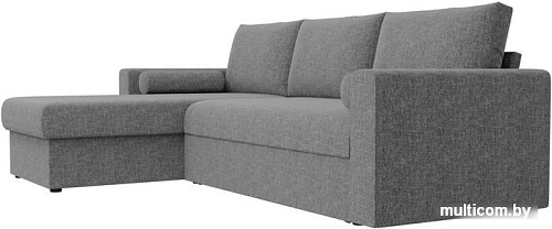 Угловой диван Mio Tesoro Верона левый (рогожка, серый)