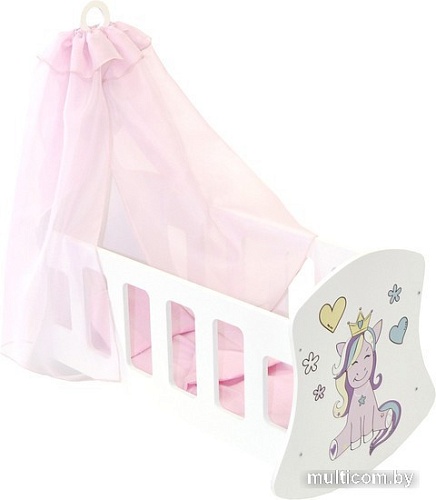 Кроватка для кукол Paremo Мимими Крошка Мили мини PFD120-122M