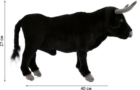Классическая игрушка Hansa Сreation Бык испанский черный 4862 (40 см)