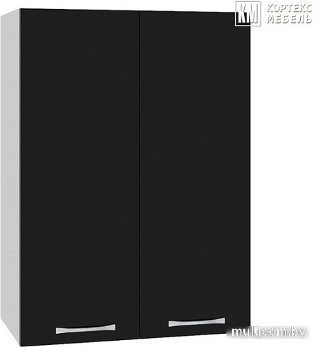 Шкаф навесной Кортекс-мебель Корнелия Мара ВШ50 (черный)