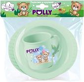 Тарелка для кормления Полимербыт Polly Мамино счастье! 4342222