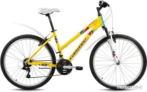 Велосипед Forward Seido 26 1.0 (желтый, 2018)