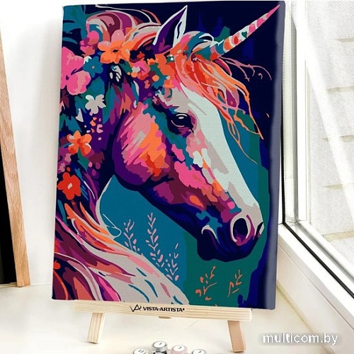 Картина по номерам Red Panda Волшебный единорог p55000