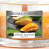 Свеча Aroma Home Scented Candle Mango Ароматическая 115 г