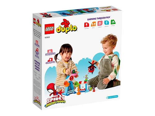 Конструктор LEGO Duplo 10963 Человек-паук и его друзья: приключения на ярмарке