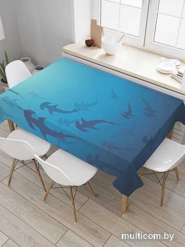 Скатерть JoyArty Рыбы молоты tcox_17282_120x145