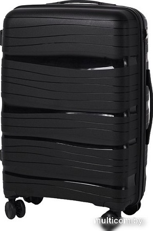 Чемодан-спиннер Pride PP9802 (M, черный)