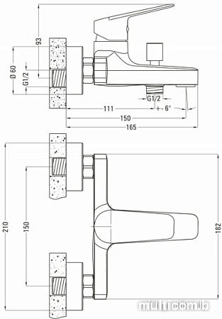 Смеситель Deante Jasmin BGJ 010M