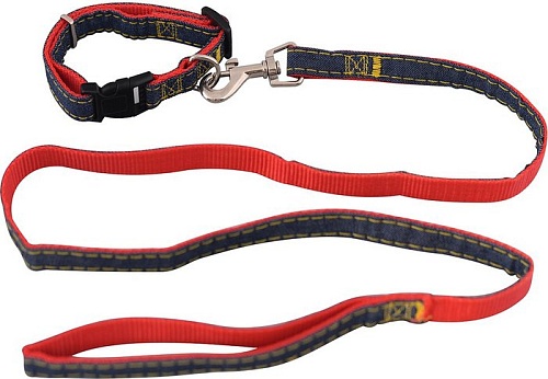 Ошейник с поводком Мультидом Стиль VL40-12 (р. M)