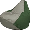 Кресло-мешок Flagman Груша Макси Г2.1-339 (серый/зелёный)