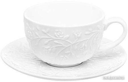 Набор чашек Elan Gallery Веточки-цветочки 630059