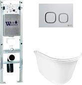 Унитаз WeltWasser Telbach 004 GL-WT + Amberg 350 ST + Amberg RD-WT (белый глянец/белый)