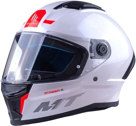 MT Helmets Stinger 2 Solid (XS, глянцевый белый)
