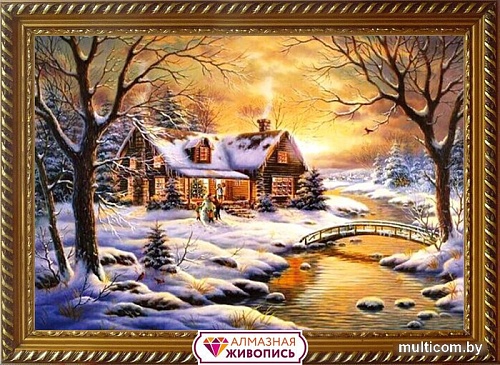 Алмазная мозаика Алмазная Живопись Вдали от города АЖ-1421
