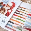 Набор для вышивания Letistitch Санта Клаус и снеговик