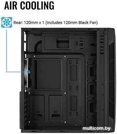 Корпус AeroCool Split Split-A-BK-v1