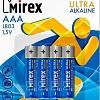 Батарейки Mirex Ultra Alkaline AAA 4 шт LR03-E4