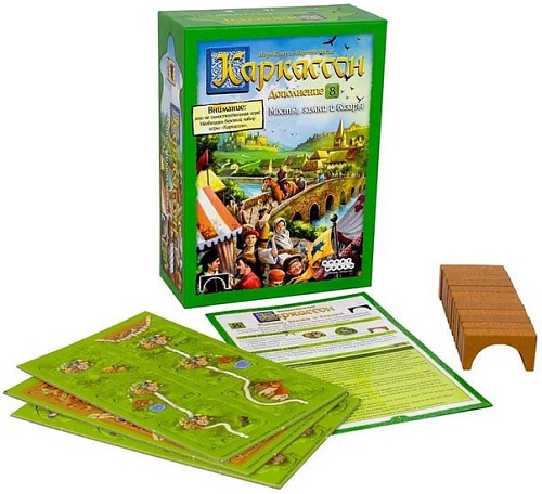 Настольная игра Мир Хобби Каркассон. Мосты, замки и базары