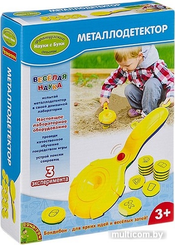 Набор для опытов Bondibon Науки с Буки Металлодетектор ВВ3278