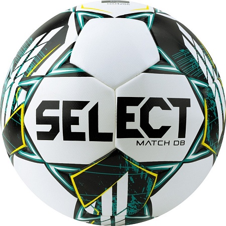 Футбольный мяч Select Match DВ V23 (размер 5, белый/зеленый)