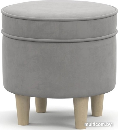 Пуфик Нижегородмебель Лора ТП 328 (ультра дав серебристый серый)
