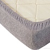 Постельное белье Блакiт На резинке 200x180x25 457981 2994/0 (пепельный)