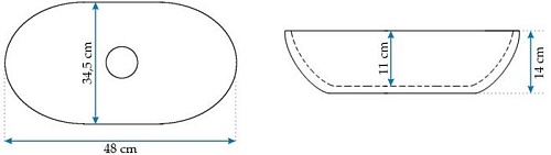 Умывальник Rea Amelia