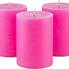 Набор свечей Мелт 100 мм (3 шт, розовый)