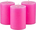 Набор свечей Мелт 100 мм (3 шт, розовый)