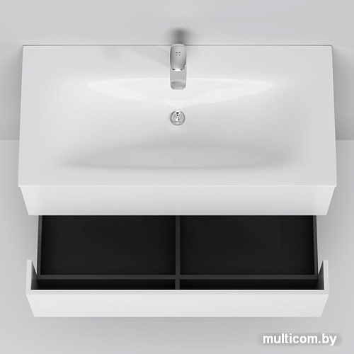 AM.PM Тумба под умывальник Spirit 2.0 100 M70AFHX1002WG (белый глянец)