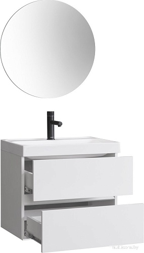 Belux Тумба под умывальник Тоскана НП 60-02 (1, белый глянцевый)