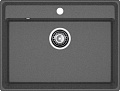 Кухонная мойка GranFest GF-LV-660 (графит)