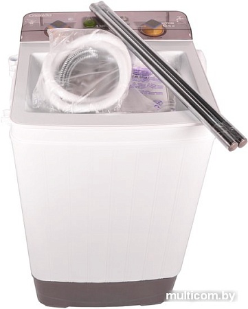 Активаторная стиральная машина Славда WS-65PE (нагрев воды + душевой комплект)