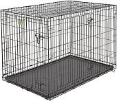 Клетка Midwest iCrate для собак 2 двери 1548DD (122x76x84см, черный)
