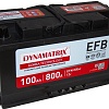 Автомобильный аккумулятор Dynamatrix EFB R+ (100 А·ч)