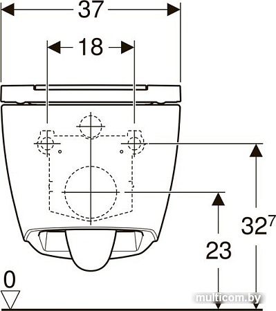 Унитаз Geberit One 500.202.01.1