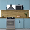 Готовая кухня Интерлиния Тренд 2.2В (океан/океан/дуб бунратти)