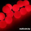 Гирлянда Luazon Шарики большие Led-100 (10 м, красный) [185542]