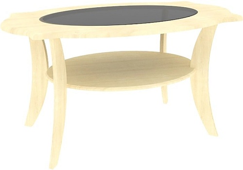 Журнальный столик Кортекс-мебель Лотос-8 км.00176 (клен)