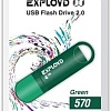 USB Flash Exployd 570 4GB (зеленый)