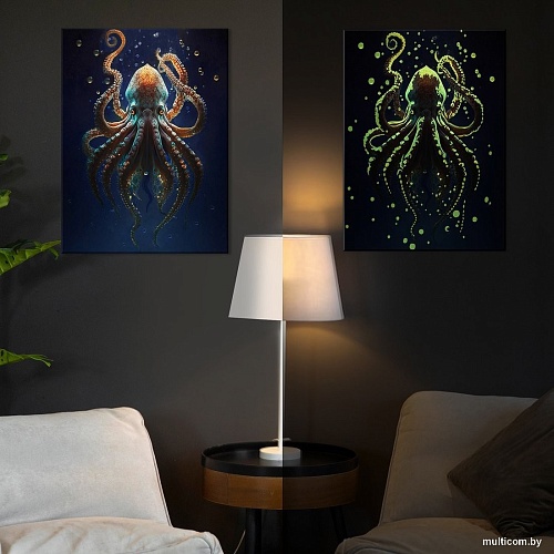 Картина по номерам Молли Осьминог морских глубин 40x50 FHR0572