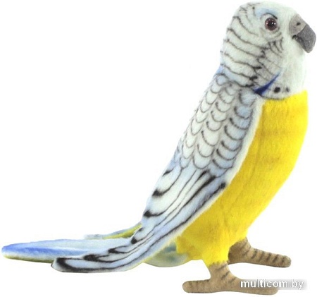 Классическая игрушка Hansa Сreation Попугай волнистый голубой 4653П (15 см)