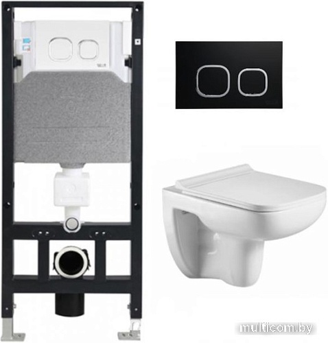 Унитаз WeltWasser Amberg 506+Kehlbach 004 GL-WT+Amberg RD-BL