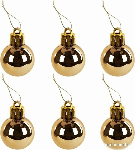 Елочная игрушка Золотая сказка 591714 (70 шт, красный/золотой)