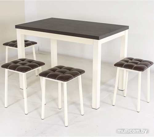 Обеденная группа AMC К7.3323 (слоновая кость/венге/баменда венге темный)