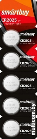 Батарейки SmartBuy Lithium CR2025 5 шт. SBBL-2025-5B