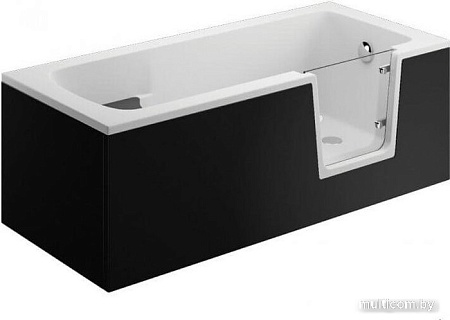 Торцевой экран под ванну Polimat Avo Vovo 00053 (80x54, черный)