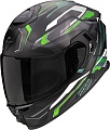 Scorpion Exo Exo-Gt Sp Air Augusta (р. M, черный матовый/серый/зеленый)