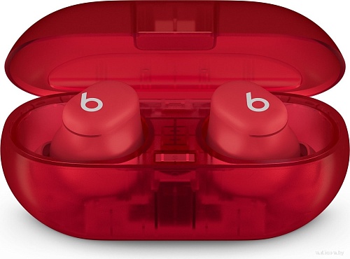 Наушники Beats Solo Buds (прозрачный красный)