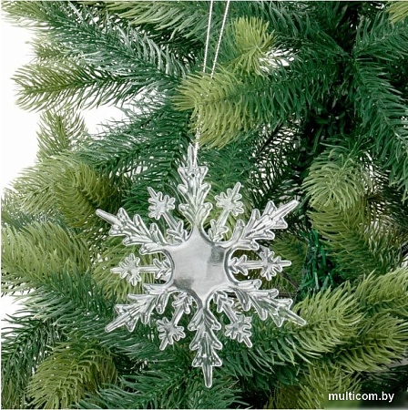 Елочная игрушка Золотая сказка Снежинки акриловые 592148 (5 шт)